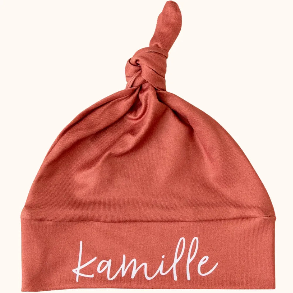 Bonnet de Naissance Prénom Unique