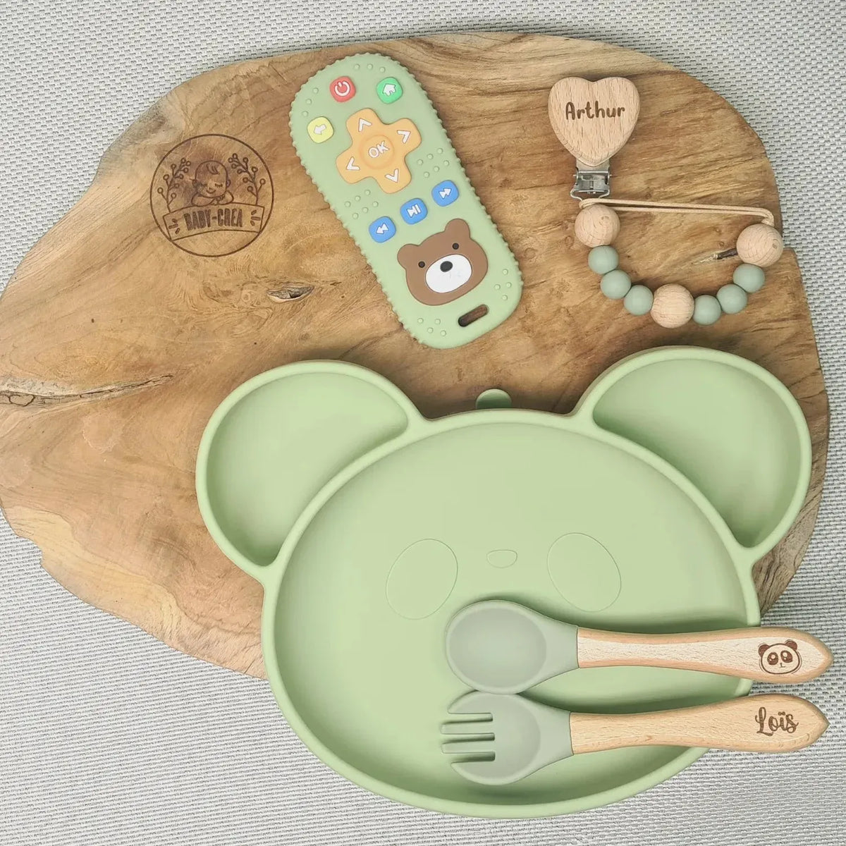 Cadeau bébé avec prénom gravé