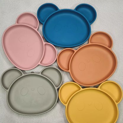 Assiette compartimentée pour bébé panda