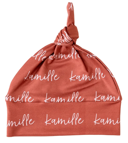 Bonnet de Naissance Prénom Répété