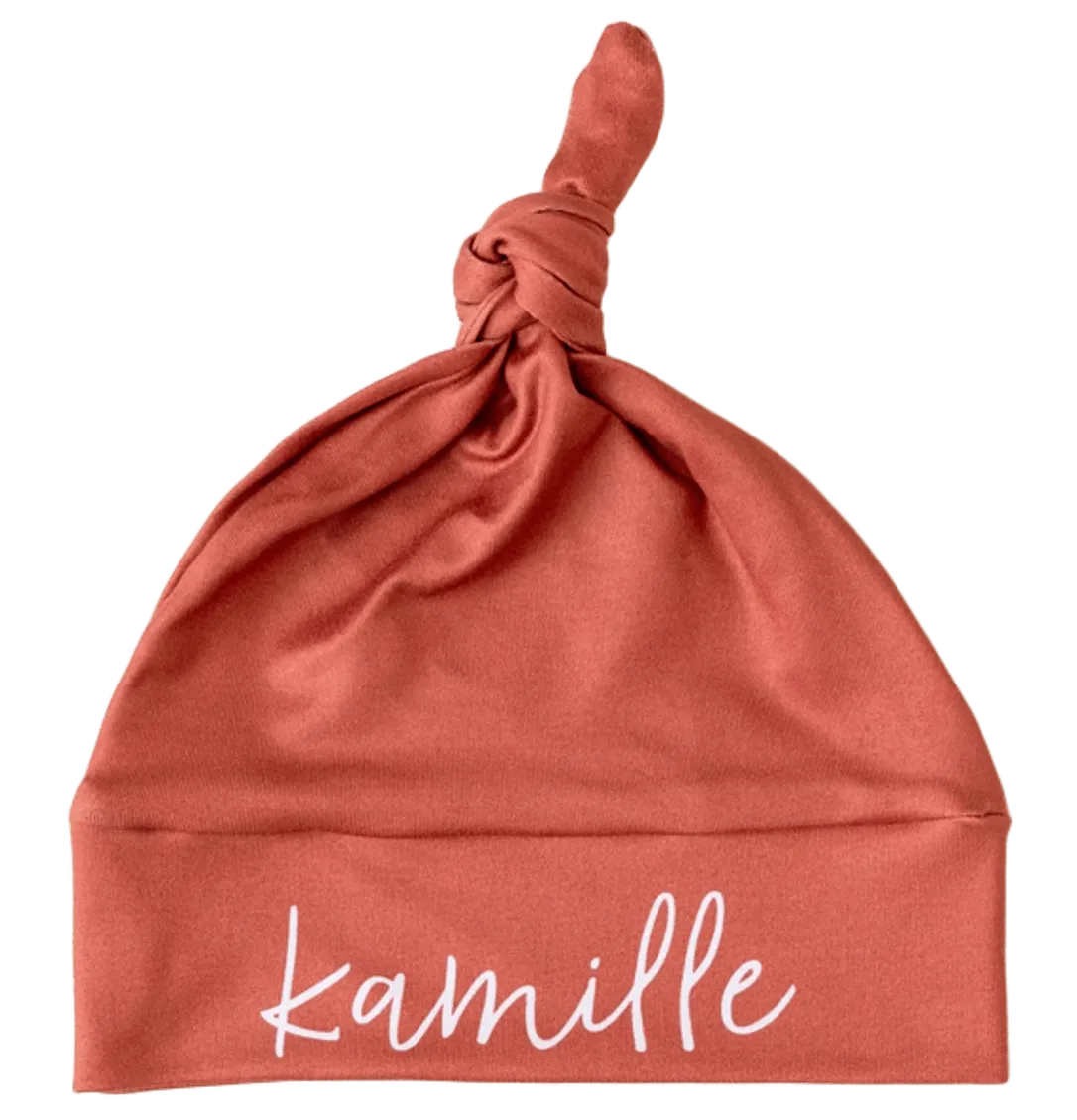 Bonnet de Naissance Prénom Unique